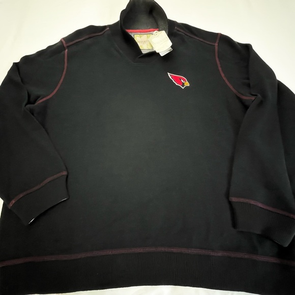 COPY - Tommy Bahama Men’s NFL Arizona Cardinals “Swing Pass” Shawl Cardigan swe… - Picture 2 of 6
